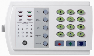 GE NX 116E keypad